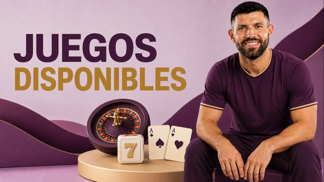 Juegos del Kun Aguero disponibles en el casino